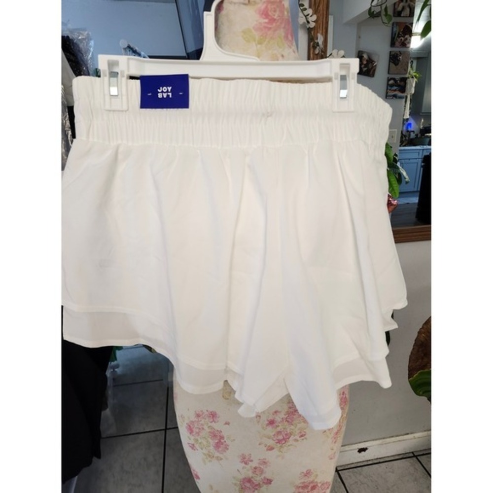 JoyLab White Double-Layer Athletic Shorts‎ - Picture 6 of 7